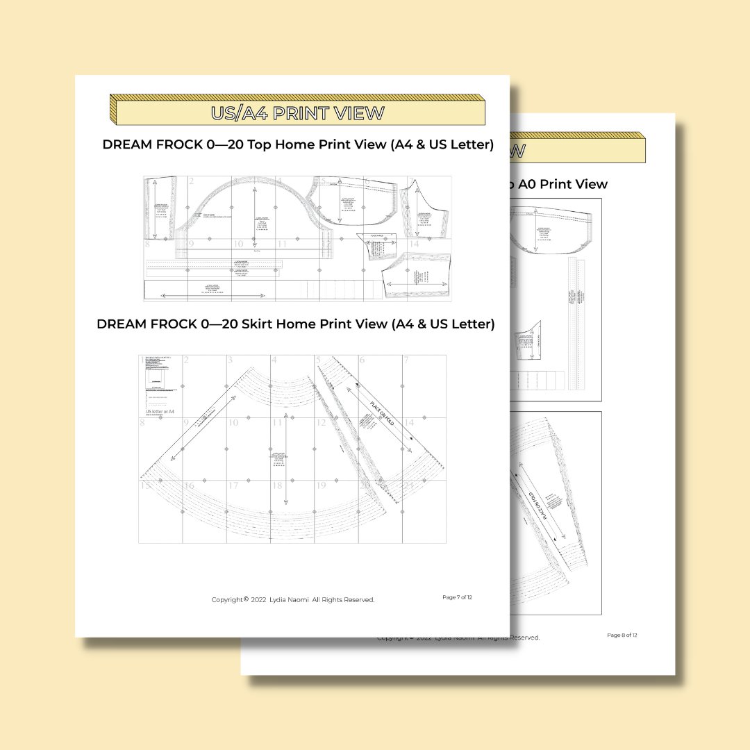 Dream Frock PDF Pattern - Lydia Naomi - Simplifi Fabric