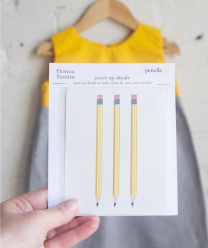 Pencil Dress & Iron on Decals Childrens Sewing Pattern - Fiona Hanna