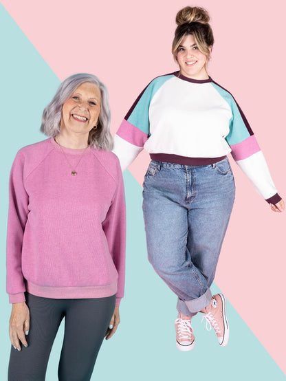 Drew Sweatshirt Pattern - Tilly And The Buttons - Simplifi Fabric