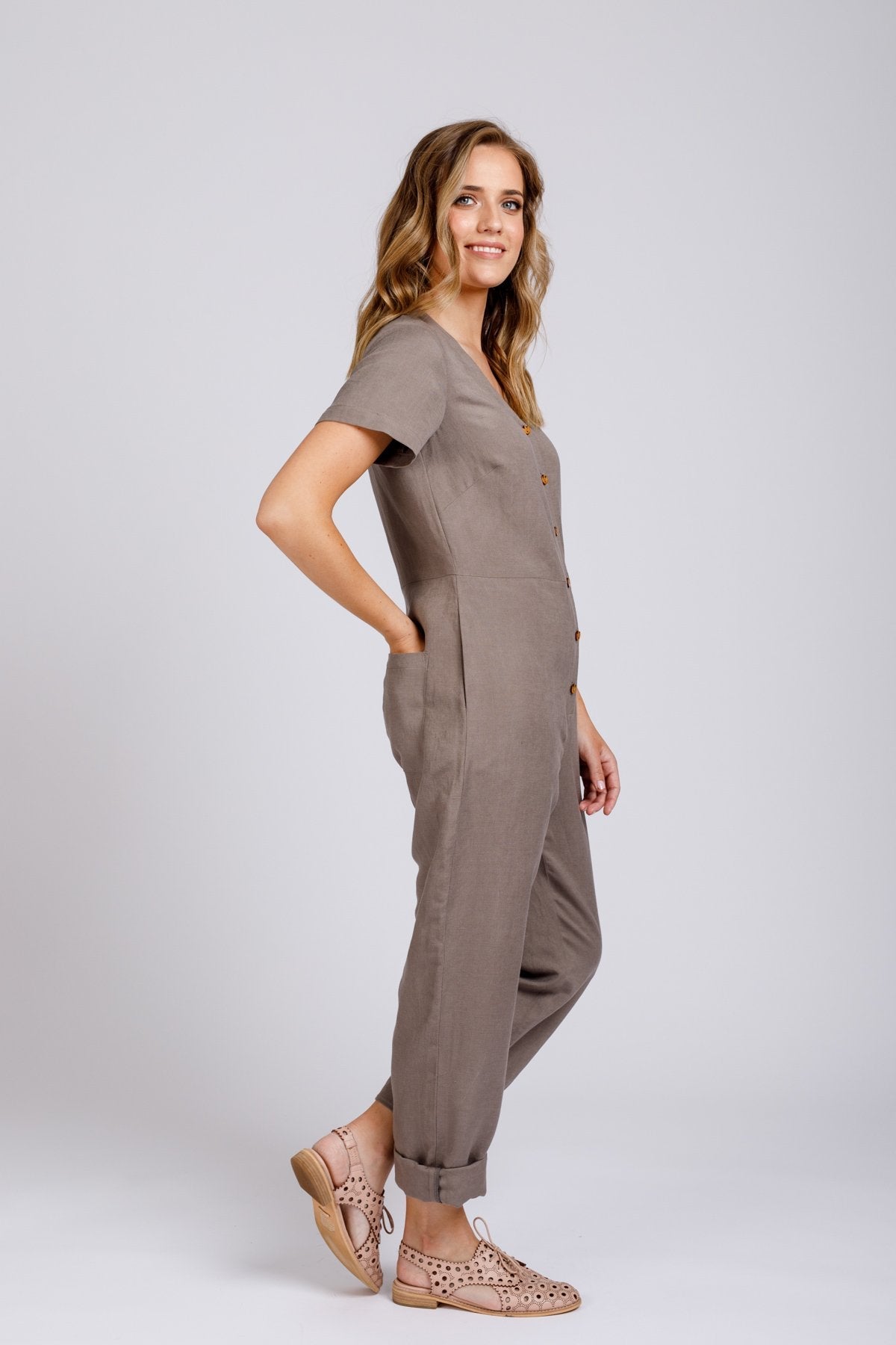 Durban Jumpsuit & Romper - Megan Nielsen Patterns - Sewing Pattern - Simplifi Fabric