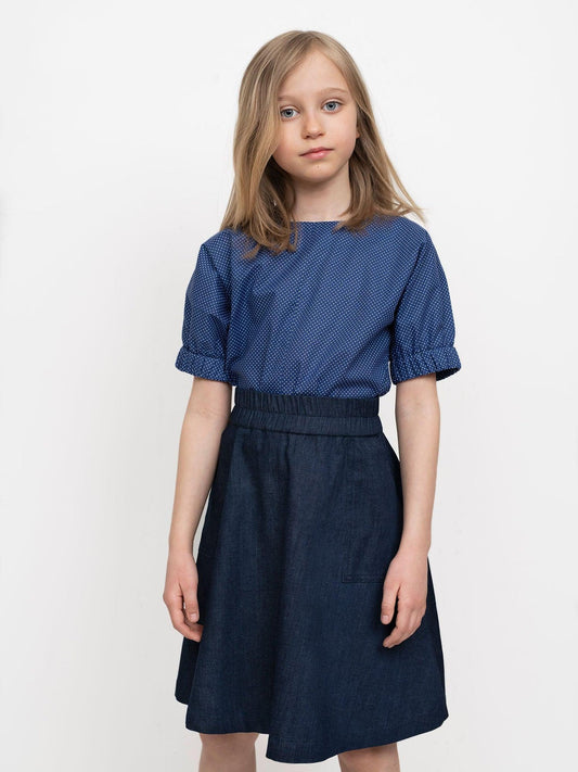 Elastic Waist Maxi Skirt Mini Pattern (4-10yrs) - The Assembly Line