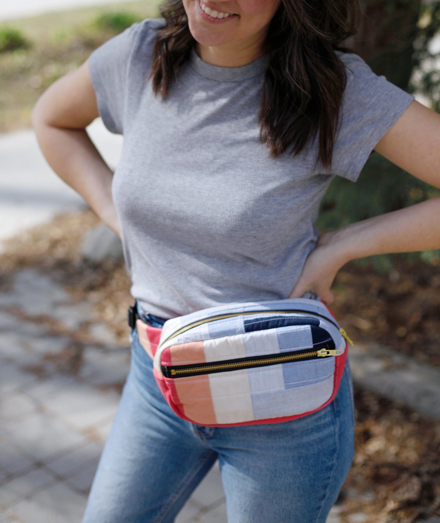 Emerson Crossbody Bag / Fanny Pack Paper Pattern - The Blanket Statement Quilt Co. - Simplifi Fabric