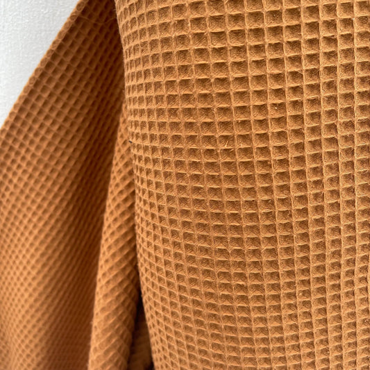 European Cotton Waffle - Oeko - Tex® - 1352 Light Camel - Simplifi Fabric