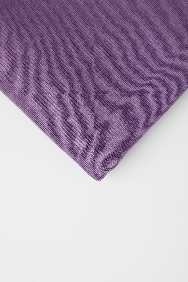 Fine 2x1 Rib Jersey TENCEL™ Lyocell Organic Cotton - OEKO - TEX® - MeetMILK - Mauve - Simplifi Fabric