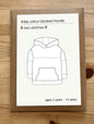 Finley Colour Blocked Hoodie - Kids Paper Sewing Pattern - Two Stitches Patterns - Simplifi Fabric