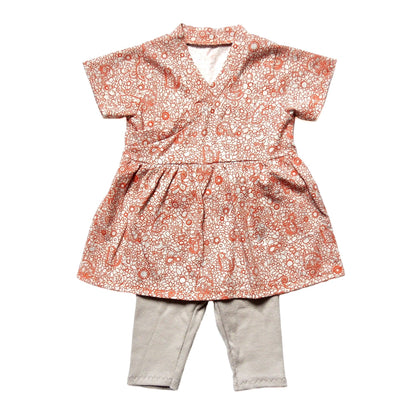 Flo Dress + Riley Leggings (0 - 24m) Baby + Toddler Sewing Pattern - Dhurata Davies - Simplifi Fabric