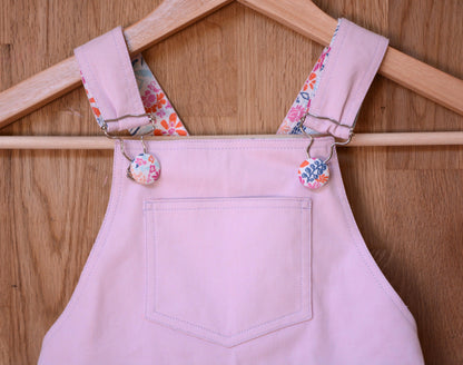 Freddie Dungarees & Dress (3-9 Years) - Kids Paper Sewing Pattern - Two Stitches Patterns