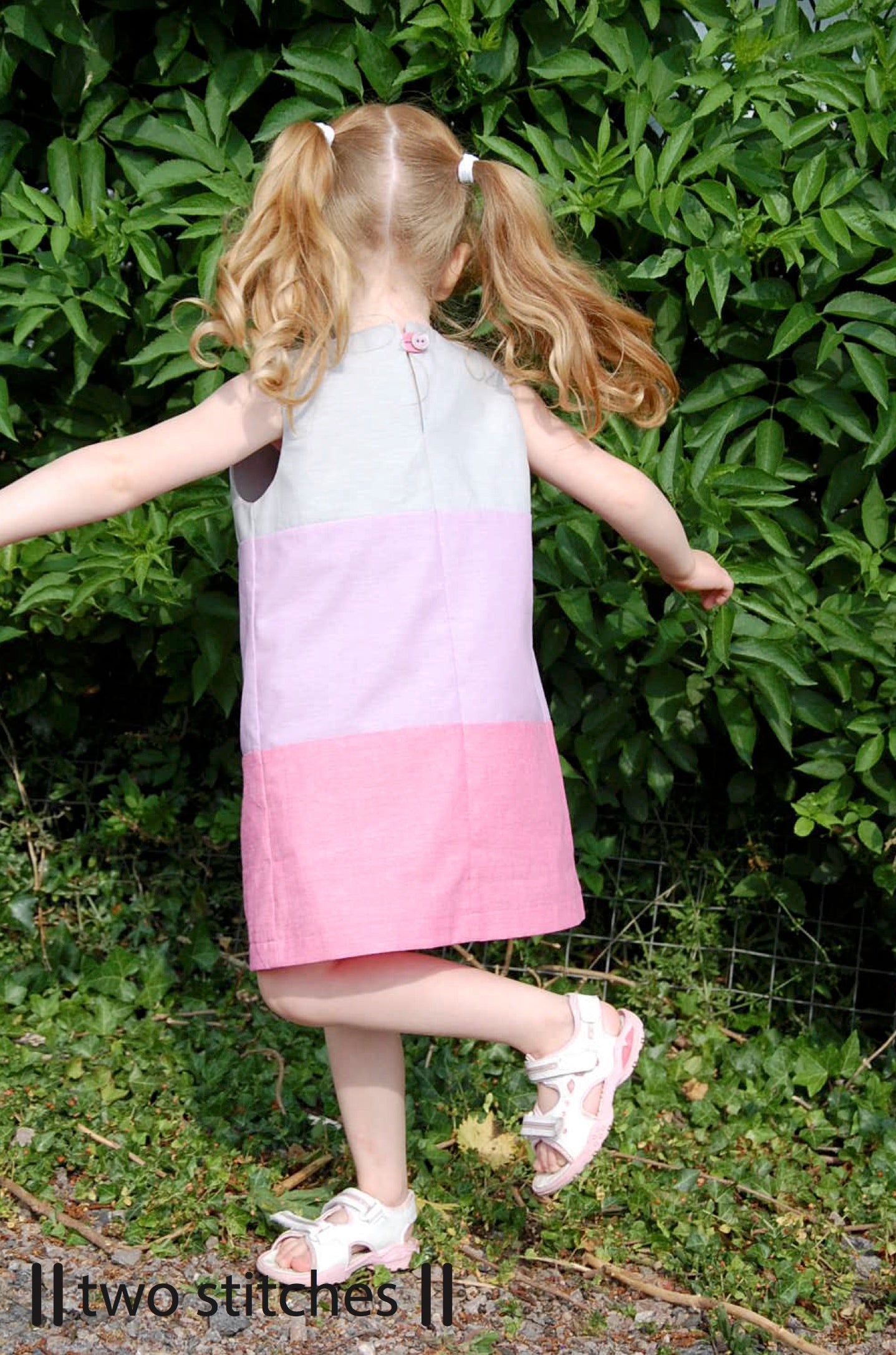 Frida Dress & Swing Top - Kids Paper Sewing Pattern - Two Stitches Patterns