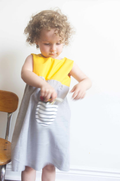 Pencil Dress & Iron on Decals Childrens Sewing Pattern - Fiona Hanna