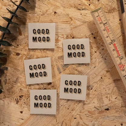 Good Mood Woven Label Pack - Ikatee - Simplifi Fabric