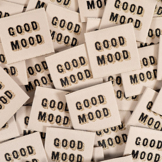 Good Mood Woven Label Pack - Ikatee - Simplifi Fabric