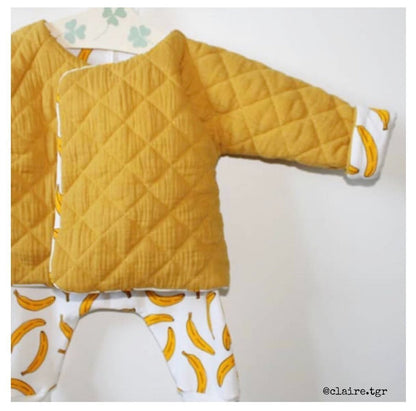 Grand'Ourse Cardigan & Jacket Sewing Pattern - Baby 6M/4Y - Ikatee - Simplifi Fabric