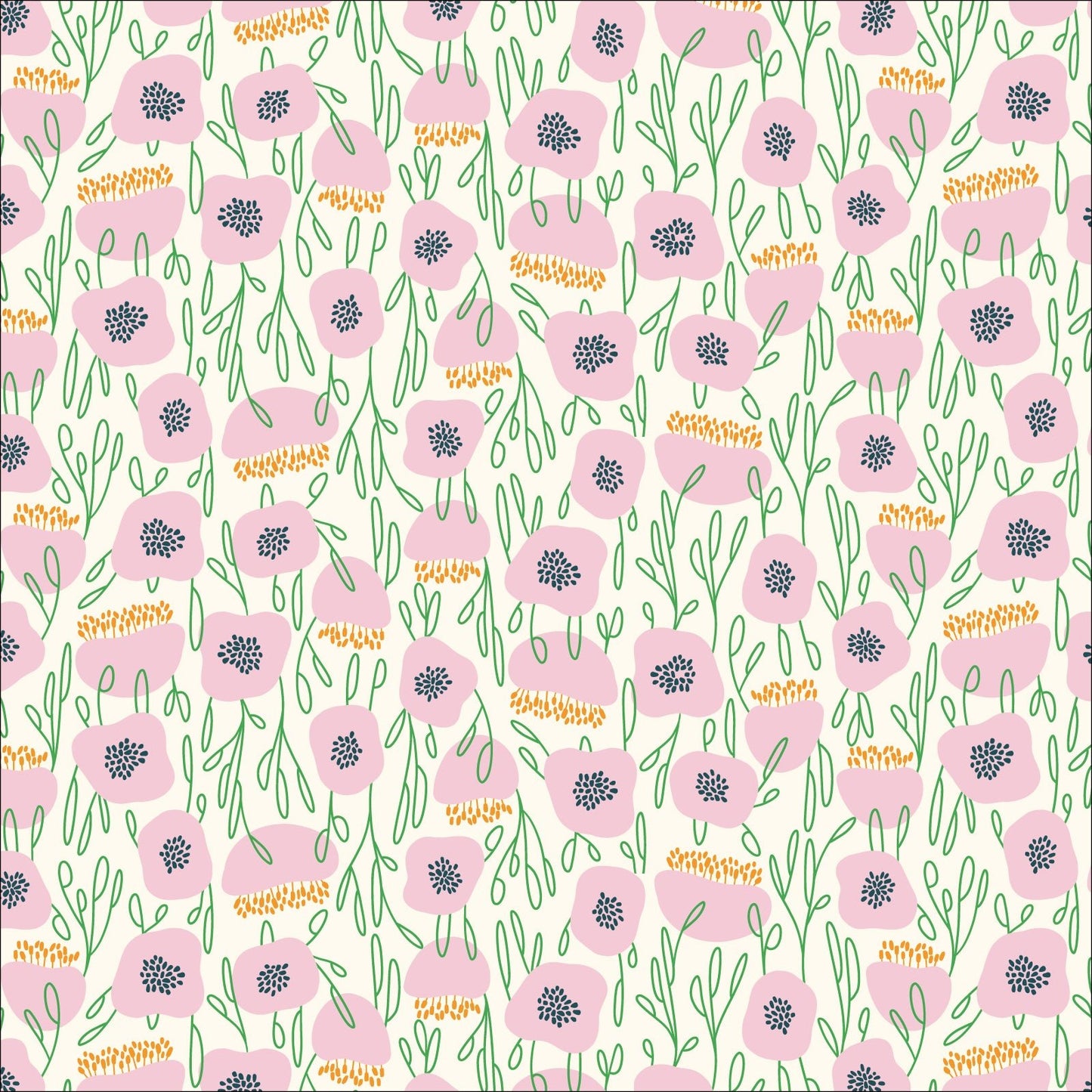 Ground Cover - Savanna Dreams - Kate Lower - Cloud 9 Fabrics - Poplin - Simplifi Fabric