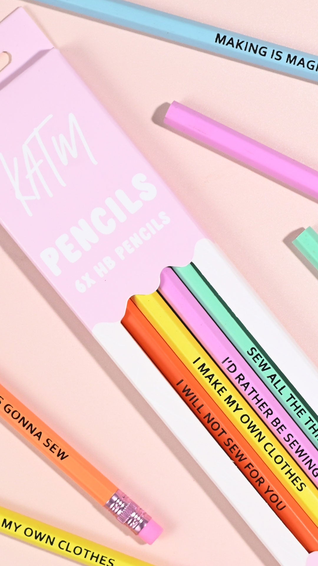 HB Pencils - 6 Pack - Kylie And The Machine - Simplifi Fabric