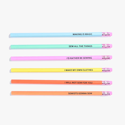 HB Pencils - 6 Pack - Kylie And The Machine - Simplifi Fabric