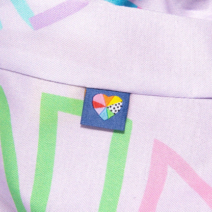 "Heart/Asterisk" KATM x Brook Gossen Woven Labels - Kylie And The Machine - Simplifi Fabric