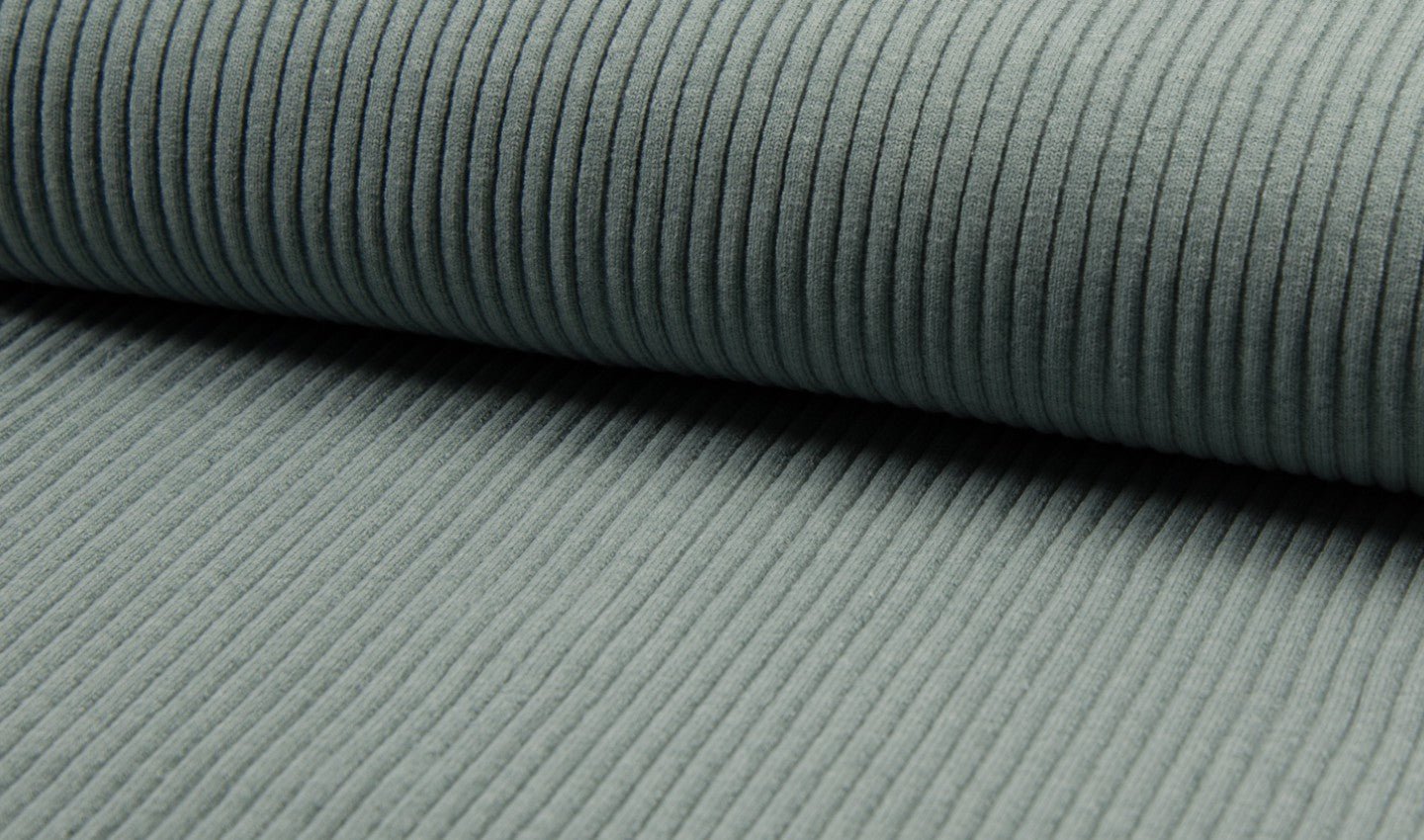 Heavy Rib - European Import - Oeko - Tex® - 122 Dusty Mint Melange - Simplifi Fabric