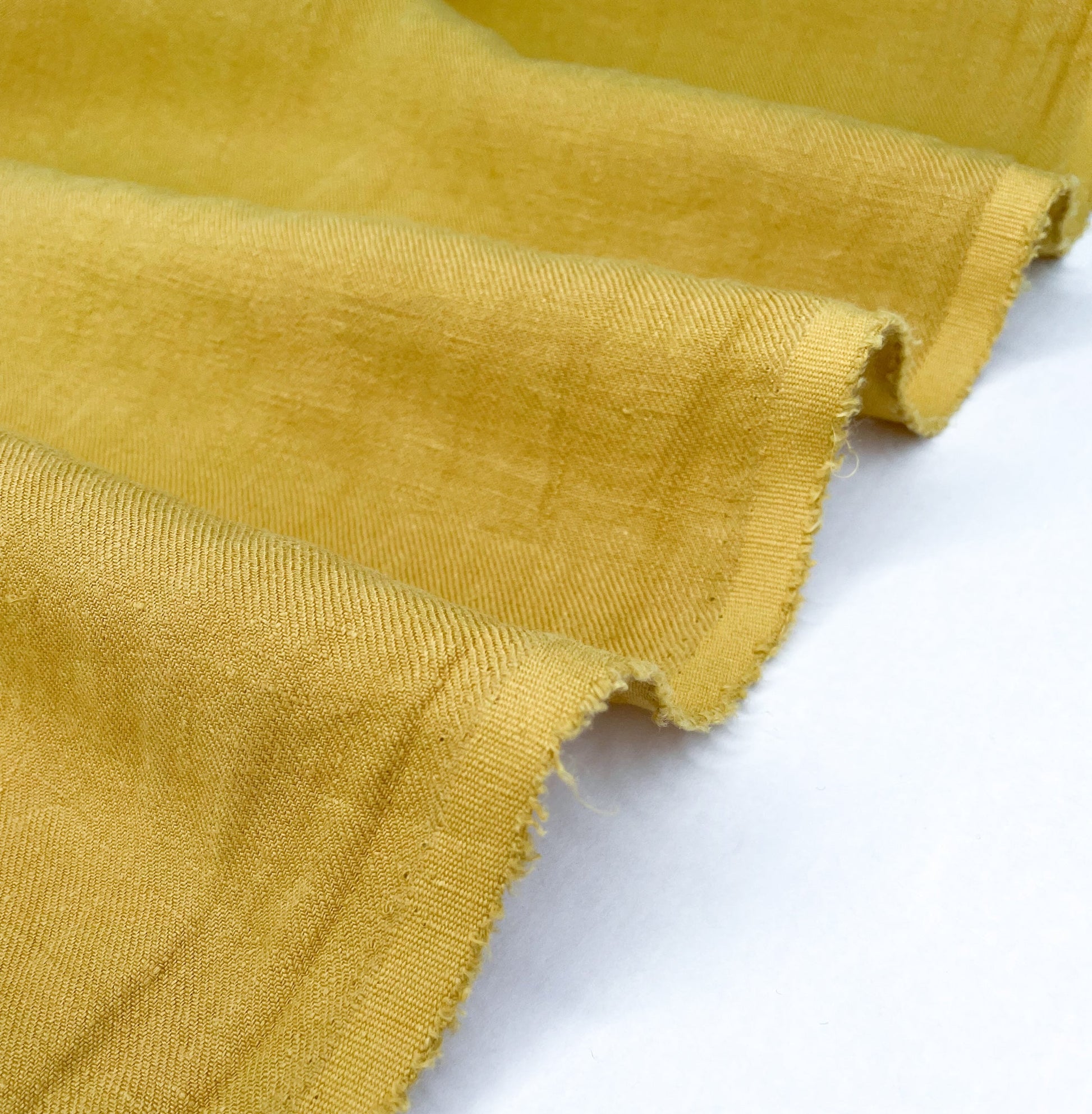 Heavy Sand - Washed Linen Twill - Amber - Simplifi Fabric