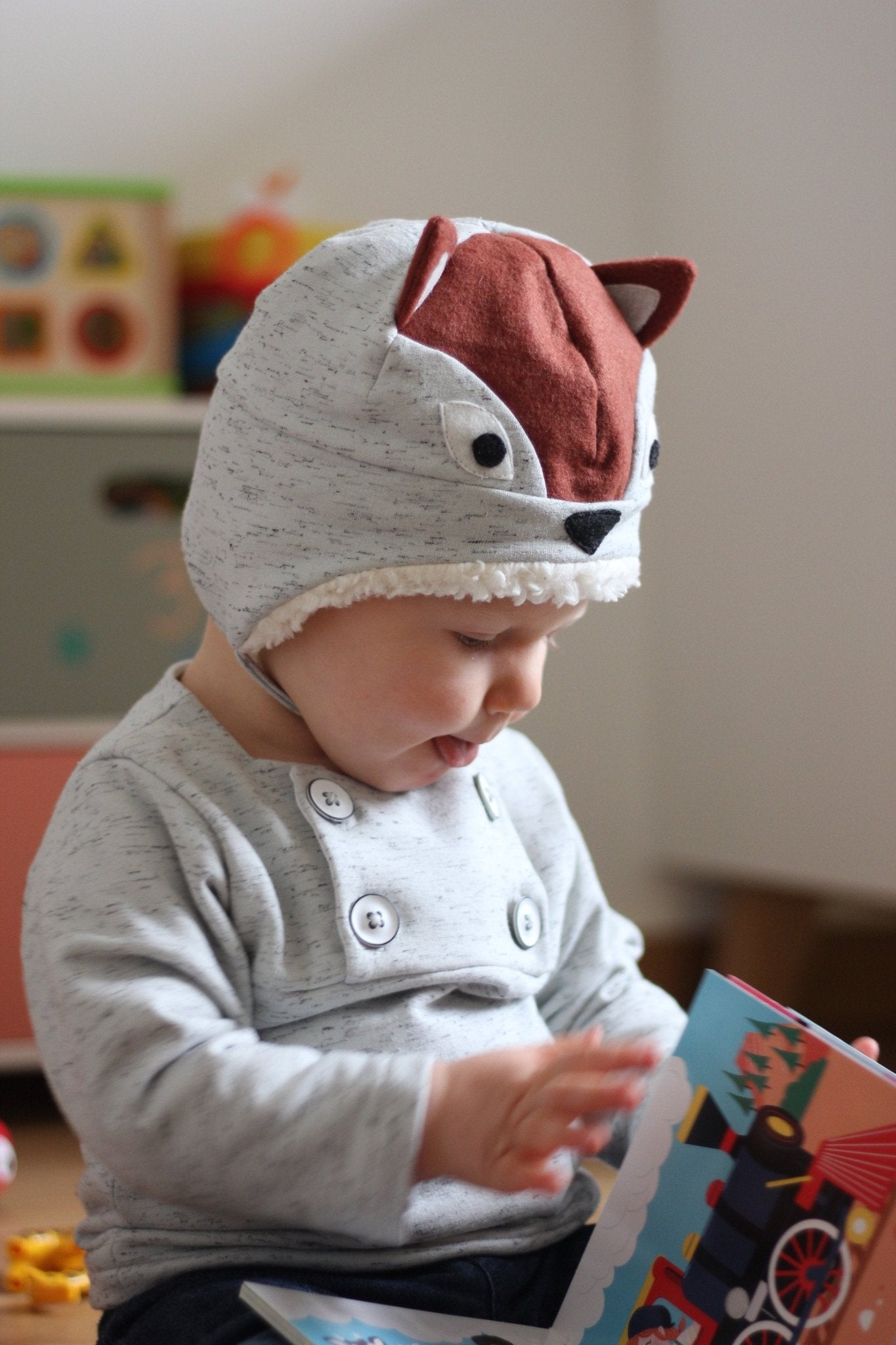 Hugo Sweatshirt & Hat Set Sewing Pattern - Baby 6M/4Y - Ikatee - Simplifi Fabric