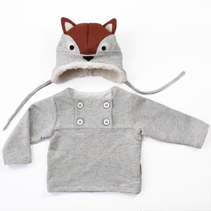 Hugo Sweatshirt & Hat Set Sewing Pattern - Baby 6M/4Y - Ikatee - Simplifi Fabric