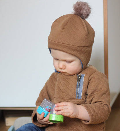 Hugo Sweatshirt & Hat Set Sewing Pattern - Baby 6M/4Y - Ikatee - Simplifi Fabric