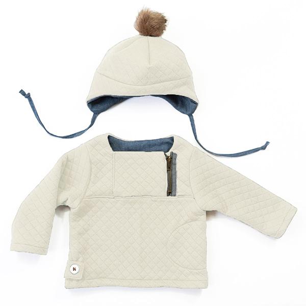 Hugo Sweatshirt & Hat Set Sewing Pattern - Baby 6M/4Y - Ikatee - Simplifi Fabric