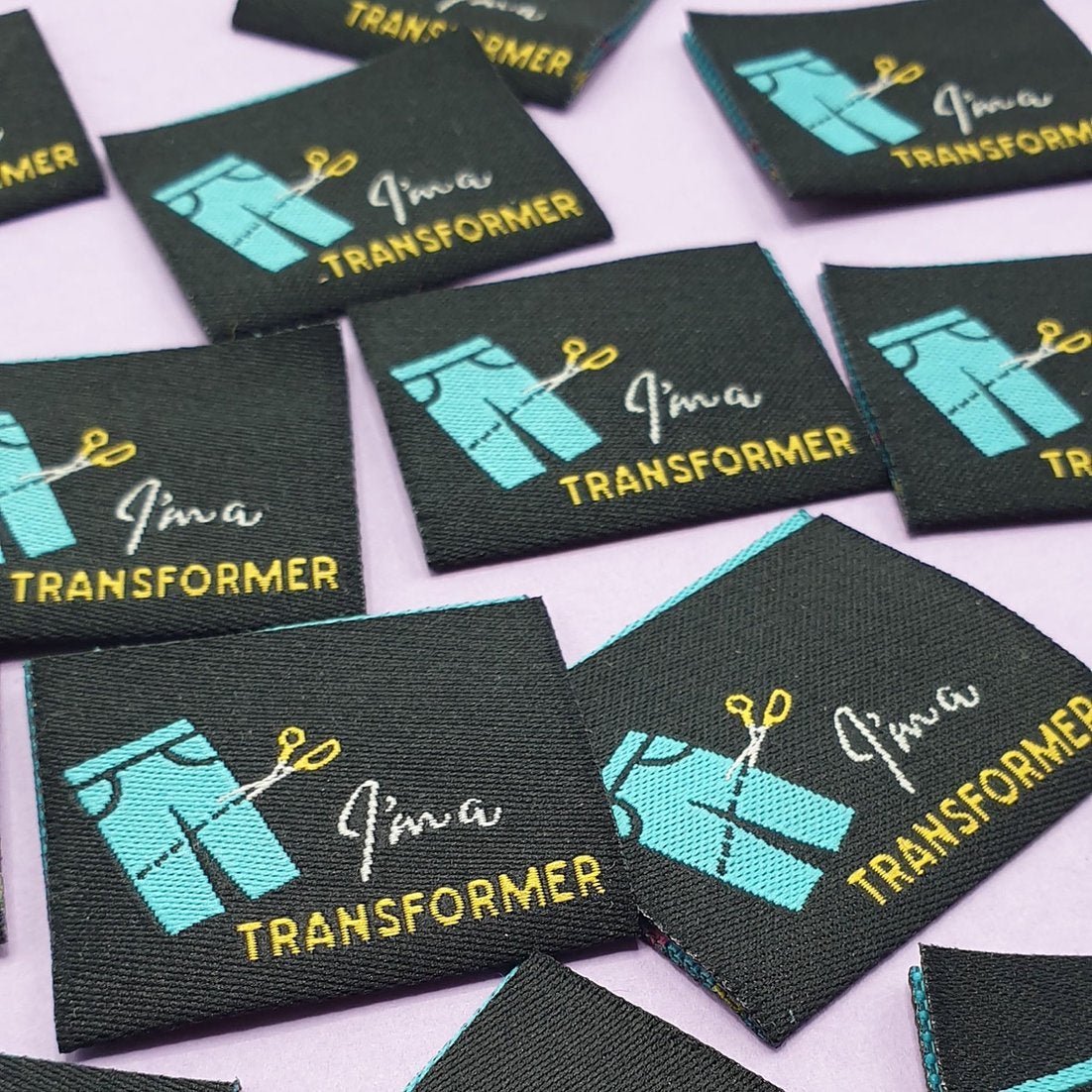 "I AM A TRANSFORMER" Woven Label Pack - Sew Anonymous - Simplifi Fabric