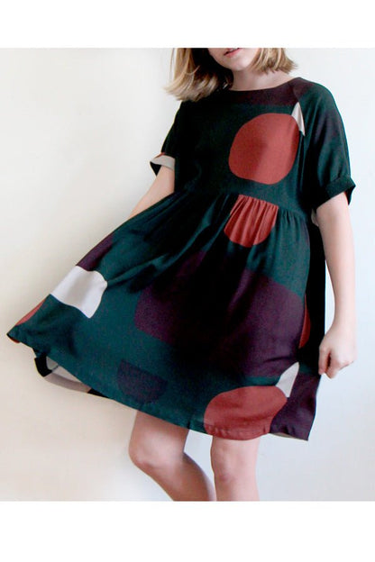 I am CASSIOPEE MINI - Oversized Dress Pattern (Girls 3 - 14Y) - I AM PATTERNS - Simplifi Fabric