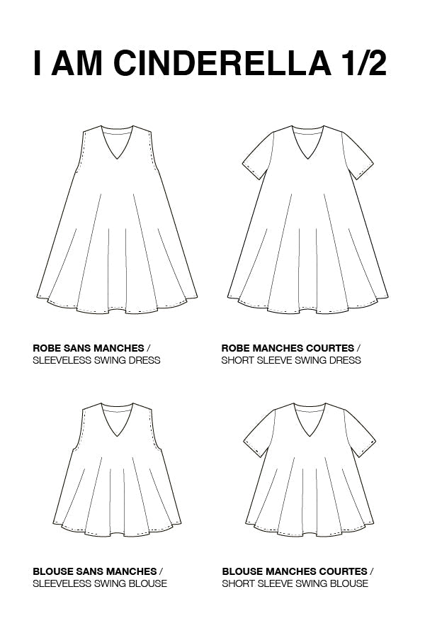 I am CINDERELLA - Dress and Blouse Pattern - I AM PATTERNS - Simplifi Fabric