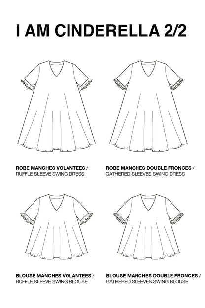 I am CINDERELLA - Dress and Blouse Pattern - I AM PATTERNS - Simplifi Fabric