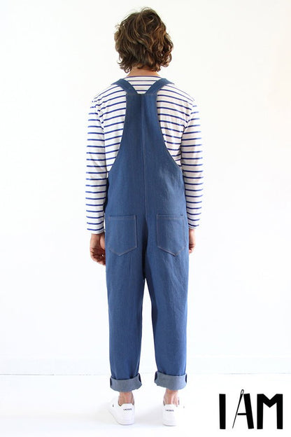 I am COLIBRI (Mens) - Classic Overalls Pattern - I AM PATTERNS - Simplifi Fabric