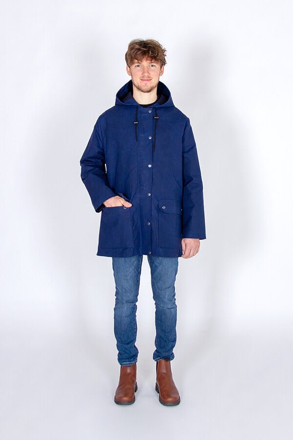 I am JACQUES (Mens) - Classic Raincoat Pattern - I AM PATTERNS - Simplifi Fabric