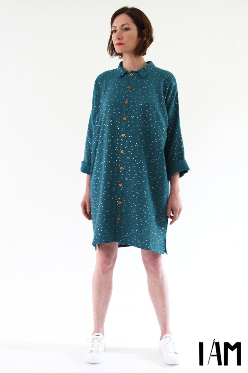 I am LUCIENNE - Shirt, Tunic + Dress Pattern - I AM PATTERNS - Simplifi Fabric