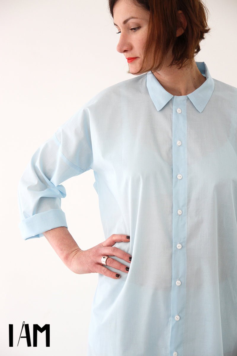 I am LUCIENNE - Shirt, Tunic + Dress Pattern - I AM PATTERNS - Simplifi Fabric