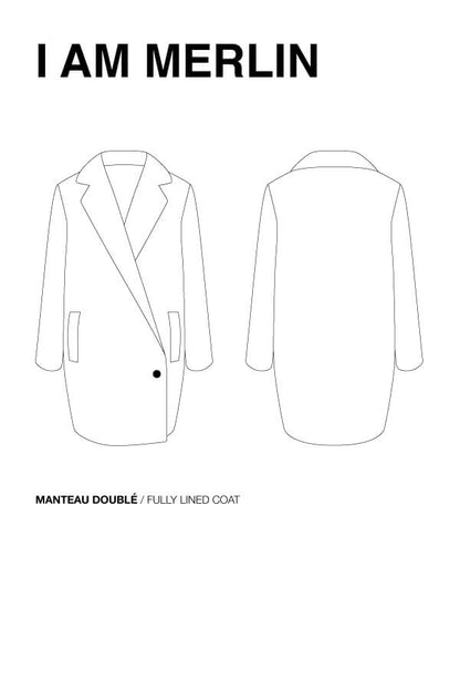 I am MERLIN - Lapel Coat Pattern - I AM PATTERNS - Simplifi Fabric