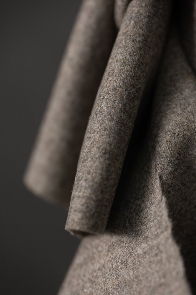 Icelandic Grey Mid Weight Wool - British Import - Merchant & Mills - Simplifi Fabric