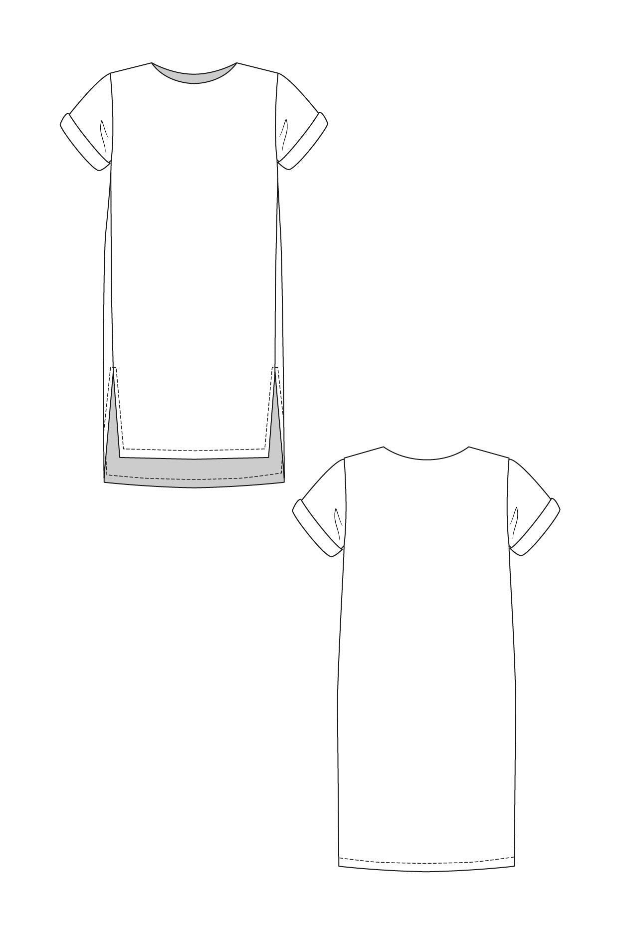 Inari Dress & Crop Tee - PDF Pattern - Named Clothing - Simplifi Fabric