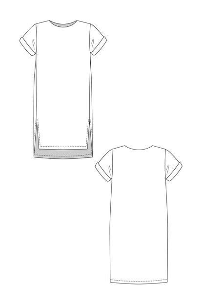 Inari Dress & Crop Tee - PDF Pattern - Named Clothing - Simplifi Fabric