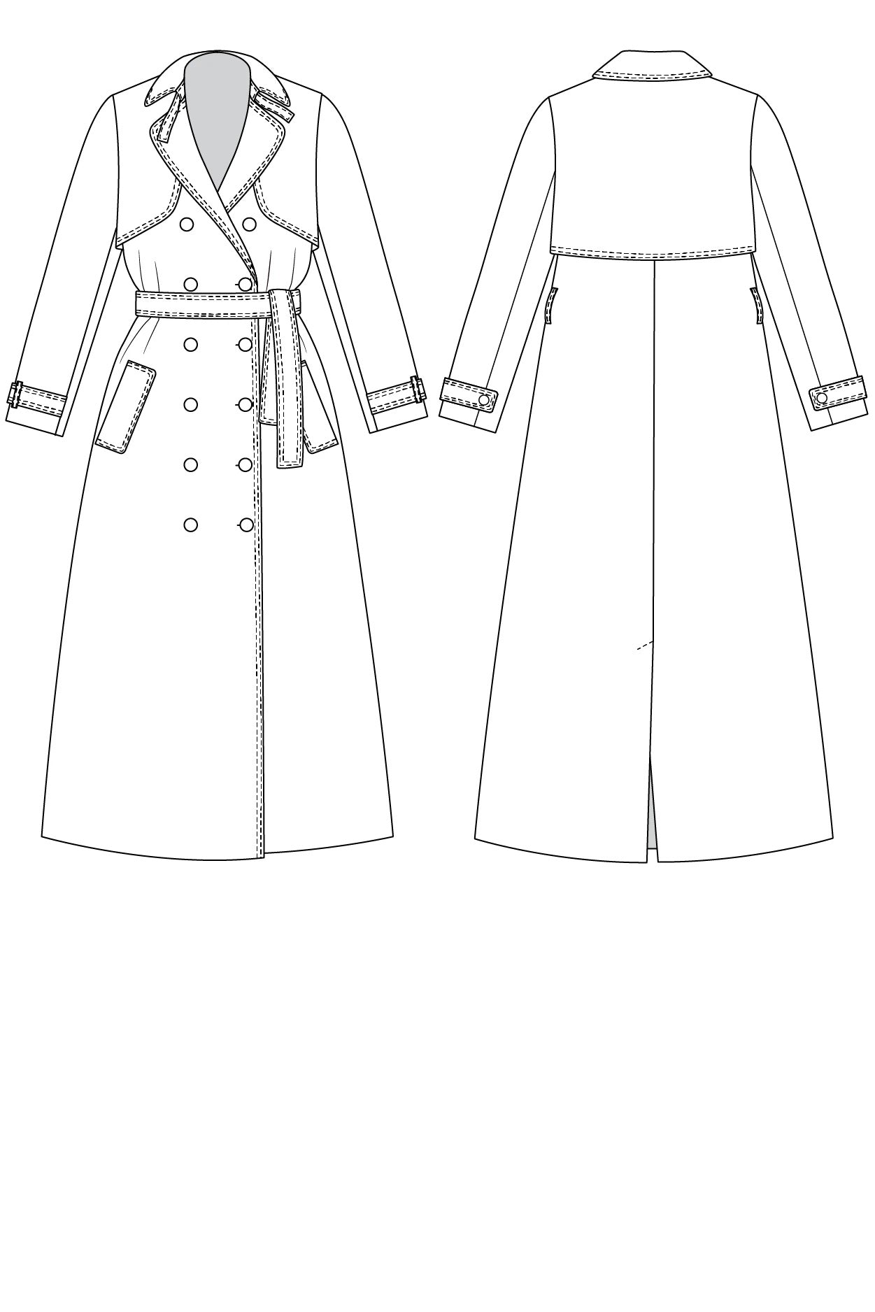 Isla Trench Coat - Named Clothing - Sewing Pattern - Simplifi Fabric