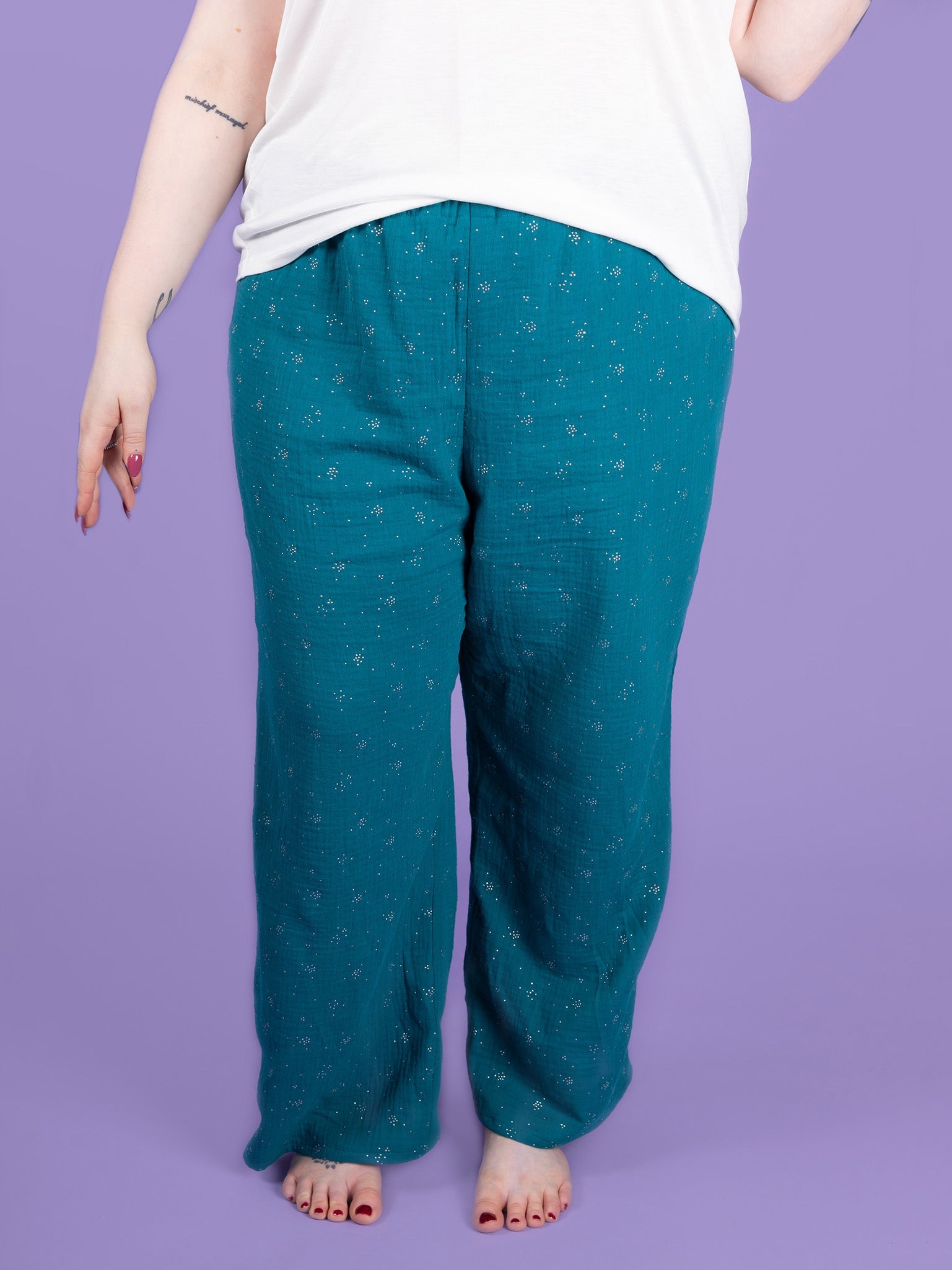 Jaimie Pajama Bottoms / Shorts Pattern - Tilly And The Buttons - Simplifi Fabric