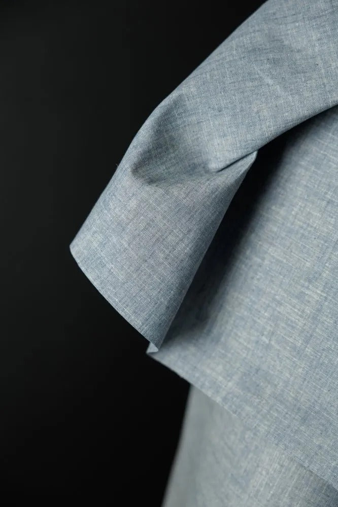 John James Hemp Organic Cotton Denim Chambray - Merchant & Mills - Simplifi Fabric