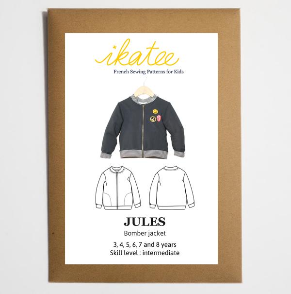 Jules Bomber Jacket / Vest Sewing Pattern - Kids 3/8Y - Ikatee - Simplifi Fabric