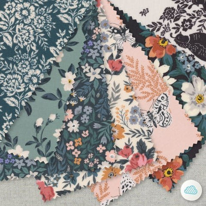 Lace - Flora - Cassidy Demkov - Organic Cotton - Cloud 9 Fabrics - Simplifi Fabric