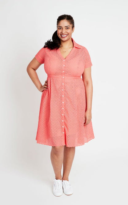 Lenox Shirtdress Paper Pattern - Cashmerette - Simplifi Fabric