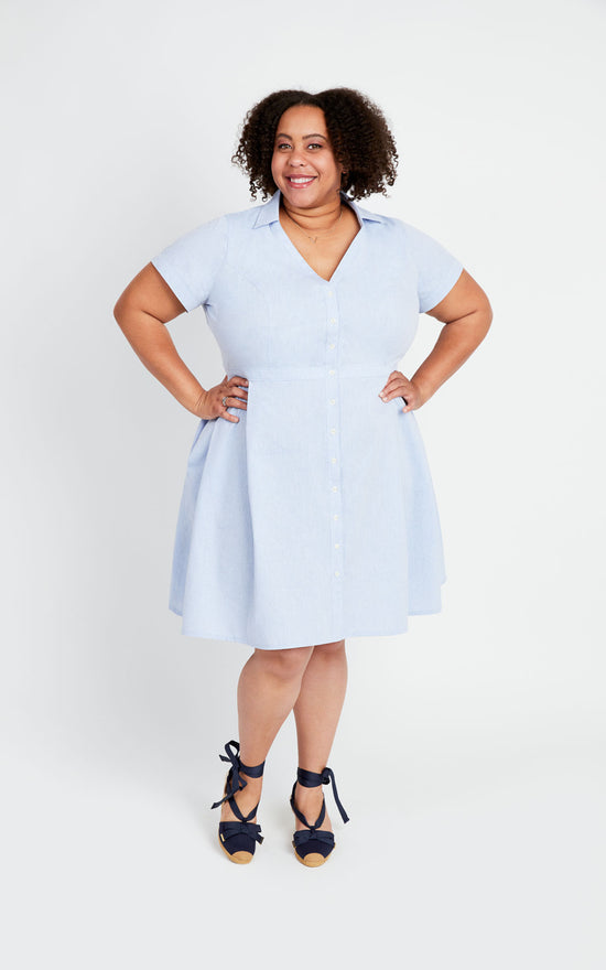 Lenox Shirtdress Paper Pattern - Cashmerette