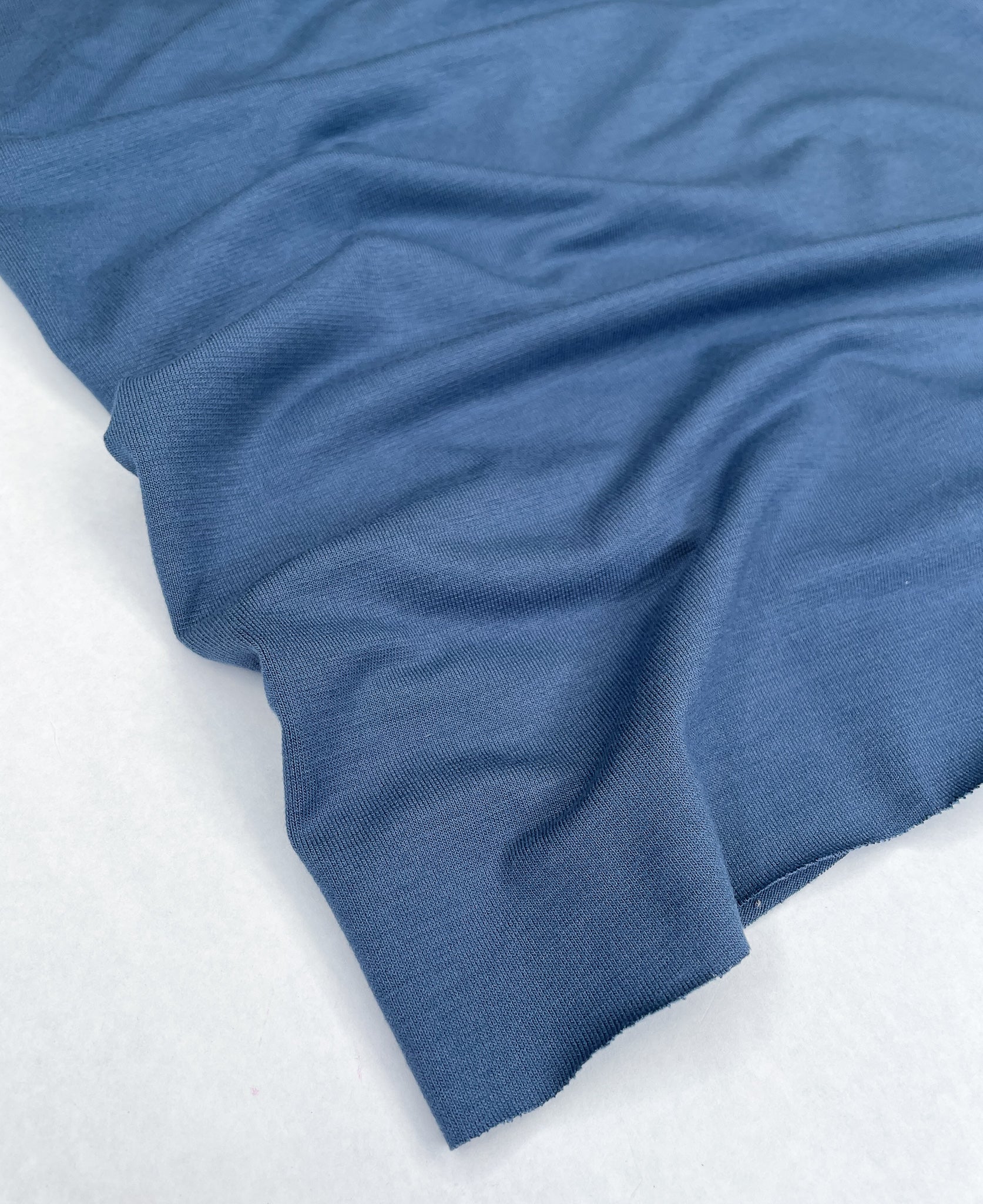 LENZING™ ECOVERO™ Viscose Spandex Jersey - Ocean - Simplifi Fabric