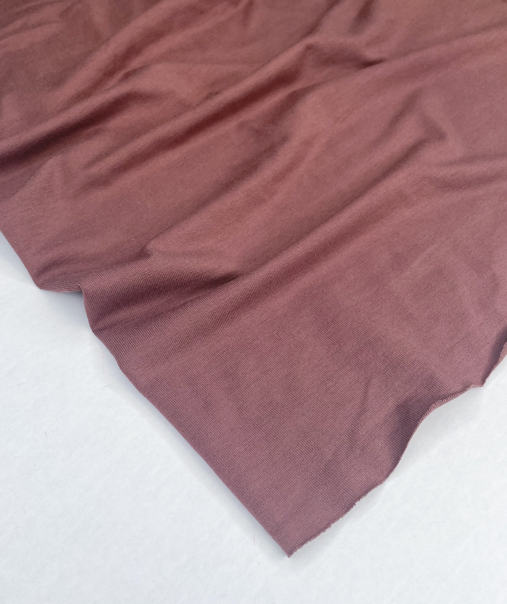 LENZING™ ECOVERO™ Viscose Spandex Jersey - Raisin - Simplifi Fabric