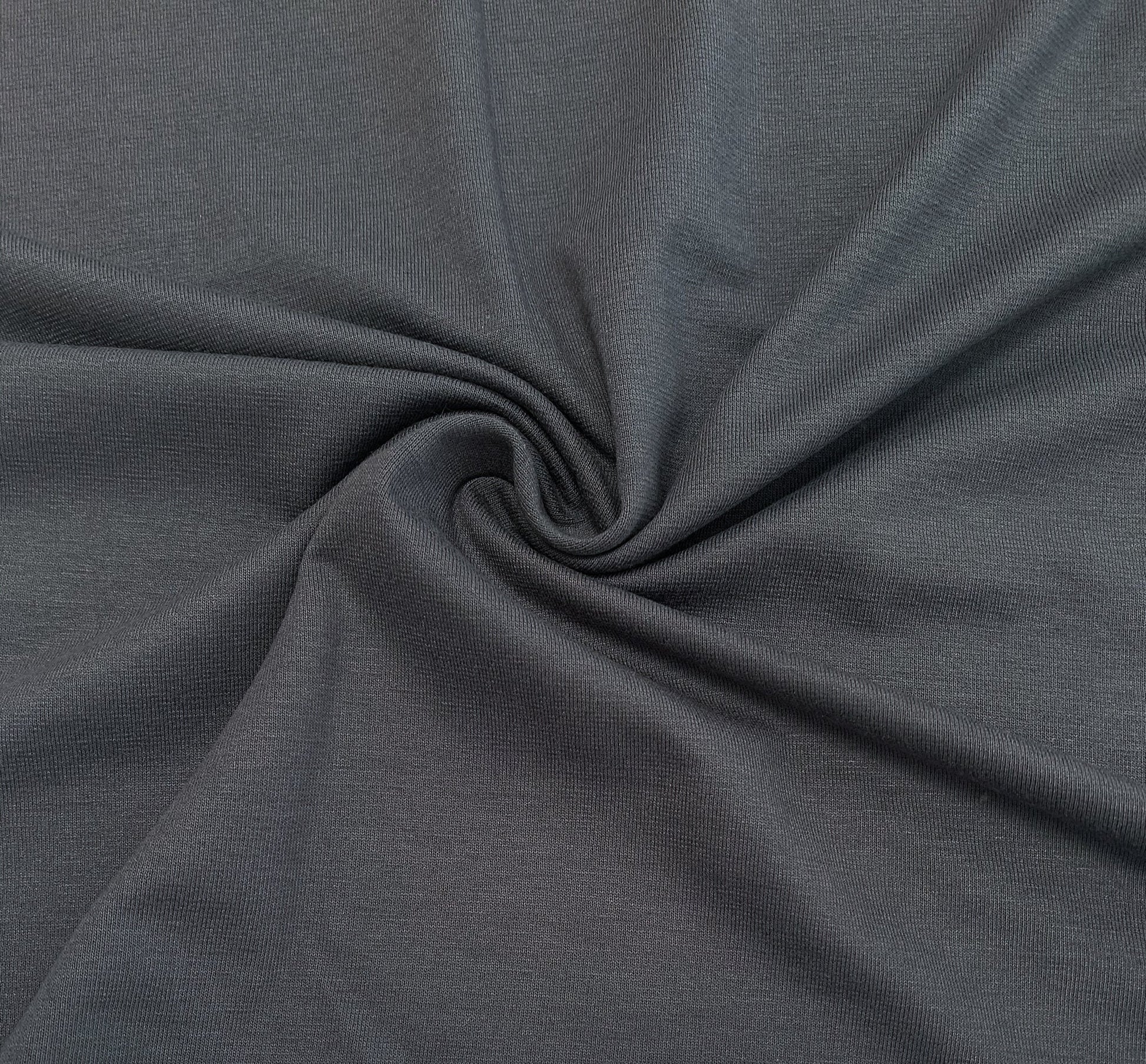 LENZING™ ECOVERO™ Viscose Spandex Jersey - Thunder - Simplifi Fabric