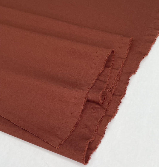 LENZING™ ECOVERO™ Viscose Stretch Ponte De Roma - Chestnut - Simplifi Fabric