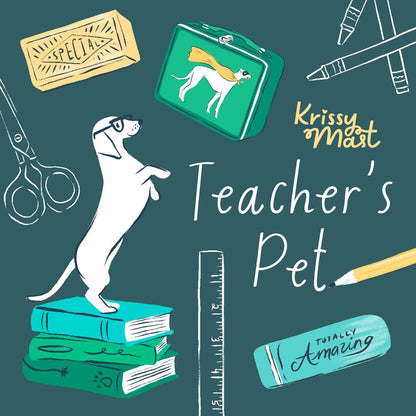 Library Hounds - Teacher's Pet - Krissy Mast - Cloud 9 Fabrics - Poplin - Simplifi Fabric